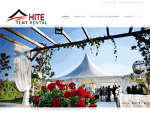 Tablet Screenshot of hitetentrental.com
